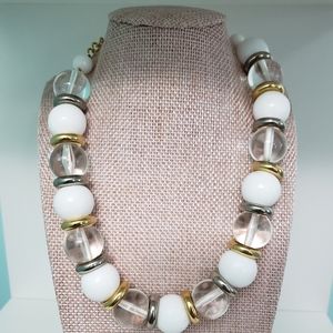 Vintage W. Germany hook clasp necklace